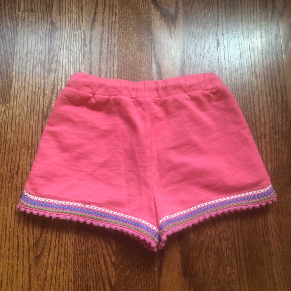 Mini Boden Pom Pom Trim Shorts 6 - Picture 2 of 7